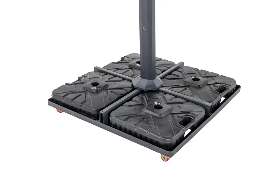 İBİZA Yandan Gövdeli Bahçe Şemsiyesi Antrasit