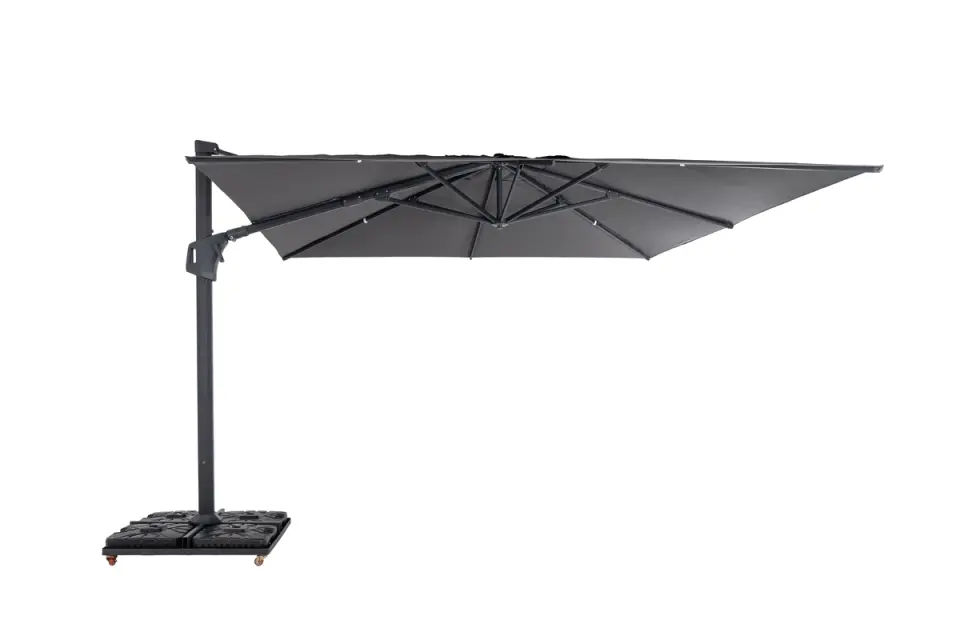 İBİZA Yandan Gövdeli Bahçe Şemsiyesi Antrasit