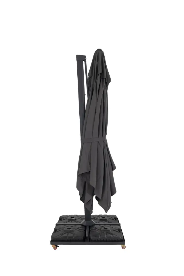 İBİZA Yandan Gövdeli Bahçe Şemsiyesi Antrasit