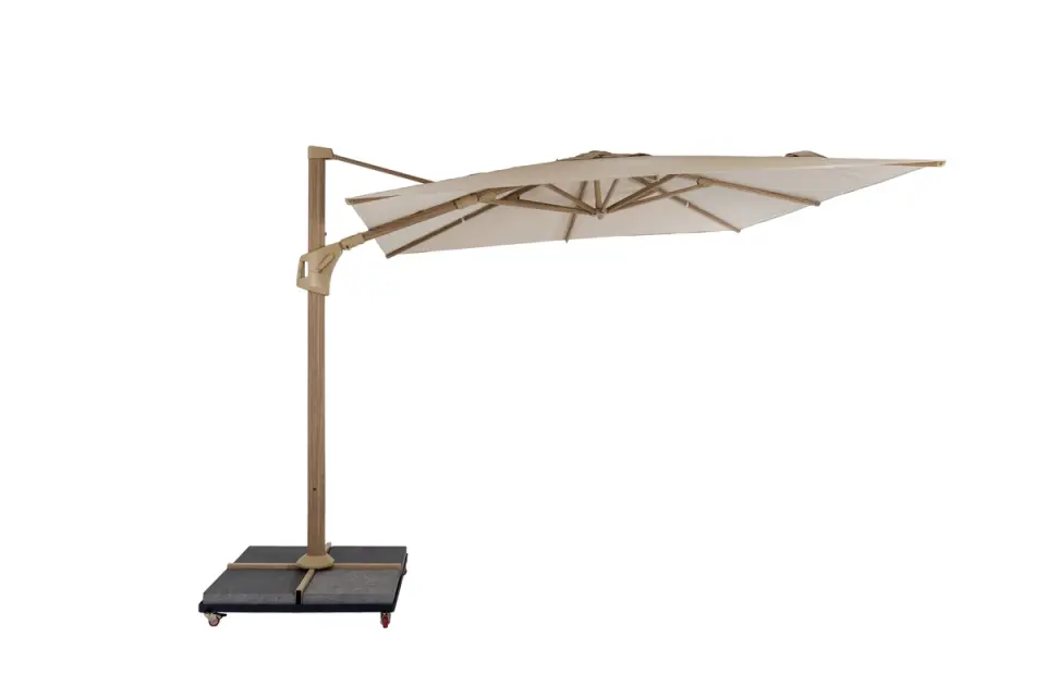 İBİZA Yandan Gövdeli Bahçe Şemsiyesi Cappuccino