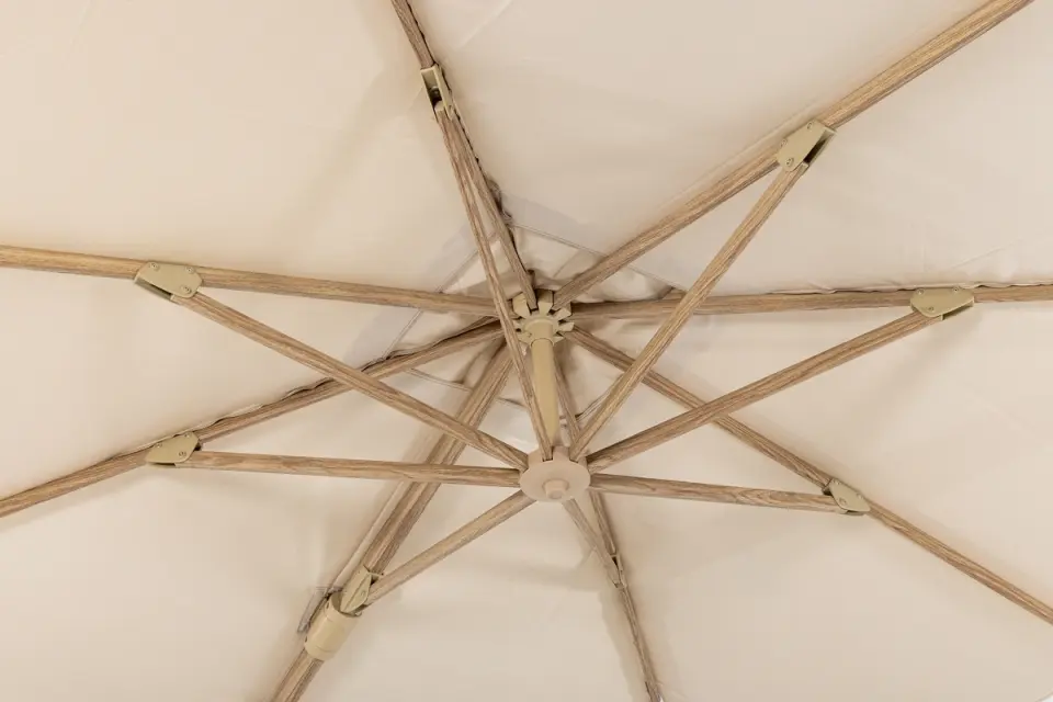 İBİZA Yandan Gövdeli Bahçe Şemsiyesi Cappuccino