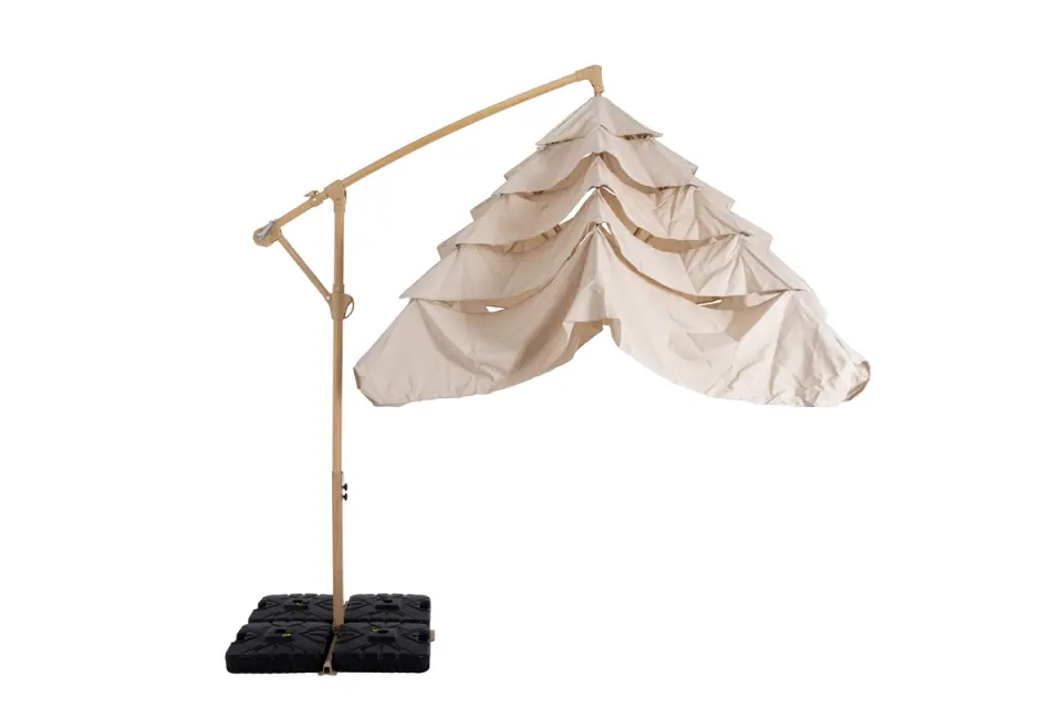 Tibet 5 Katmanlı Bahçe Şemsiyesi Cappuccino