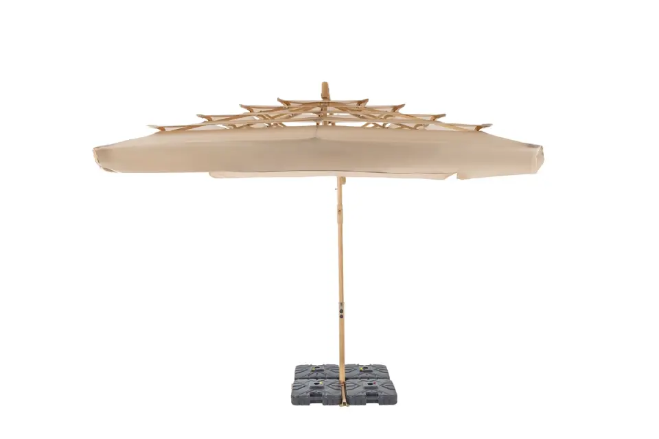 Tibet 5 Katmanlı Bahçe Şemsiyesi Cappuccino 250*250 cm