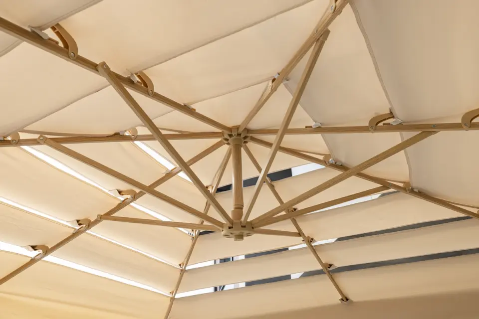 Tibet 5 Katmanlı Bahçe Şemsiyesi Cappuccino