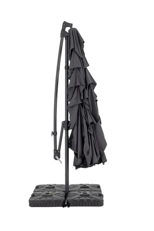 Tibet 5 Katmanlı Bahçe Şemsiyesi Antrasit
