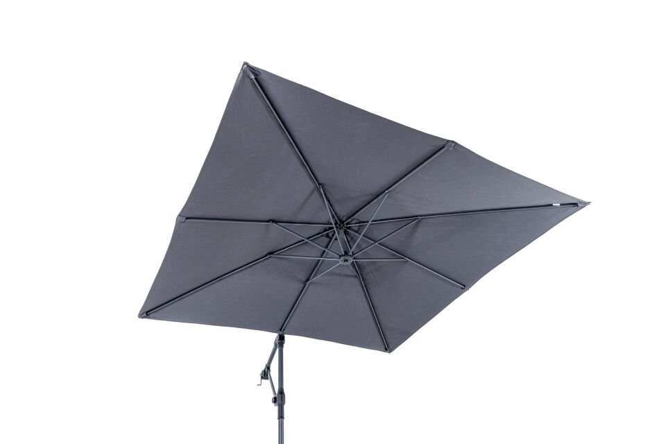 Nemrut Yandan Gövdeli Antrasit Kare Şemsiye 250 x 250 cm