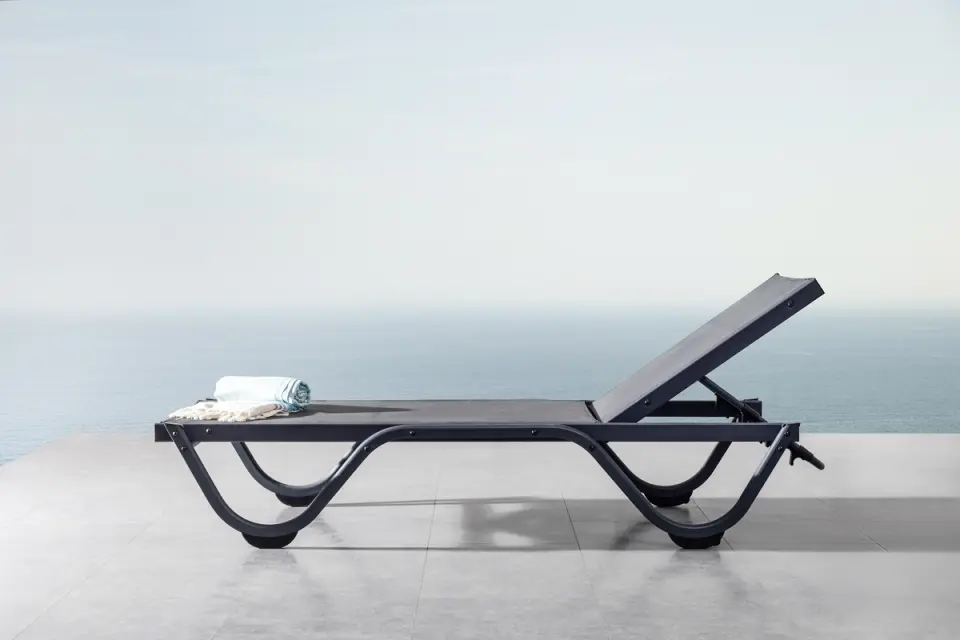 Gala Kolsuz Şezlong Antrasit